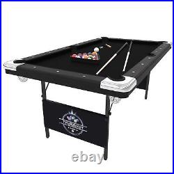 Trueshot Portable 6 Ft Folding Pool Table Billiards With Accessories Included