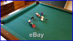 U. S. Classic Billiards The American Classic 8-Ft Solid Wood High End Pool Table