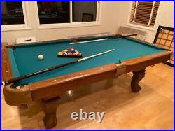 Ultimate Recreation Experience Classic Sports 87 Billiard Pool Table in Eye-Ca