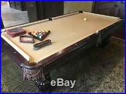 Used Brunswick Cromwell Pool Billiard Table 8 Foot Pro
