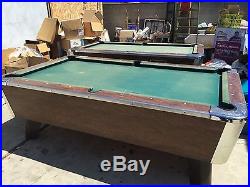 VALLEY COMMERCIAL COIN OPERATED 7 FOOT POOL TABLE