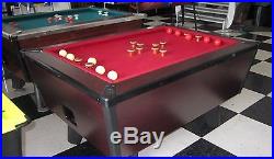 VALLEY TIGER CAT BUMPER POOL TABLE w BALL RETURN SLATE TOP
