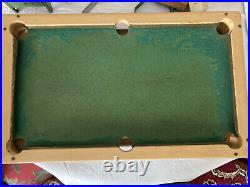 VINTAGE BURROWES POOL TABLE- table top 1940's