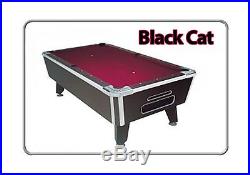 Valley 101 Black Cat Pool Table