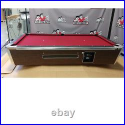 Valley 101 Coin Op Panther Pool Table Burgundy Cloth Freight Damaged