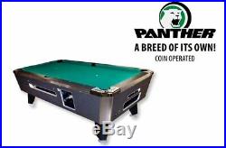 Valley 101 Coin Op Panther Pool Table Charcoal Finish