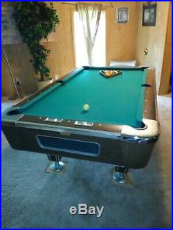 Valley 8ft slate top pool table withballs and sticks
