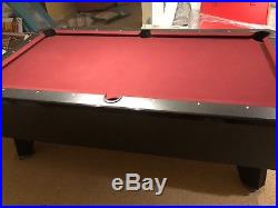Valley 93 Panther POOL TABLE Black Cat Finish COIN OPERATED hard to find