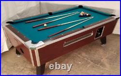 Valley Commercial Coin-op 8' Pool Table Model Zd-4 New Green Cloth