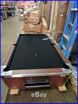 Valley Panther 93 pool table coin op new never used with cosmetic freight damag