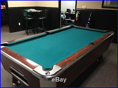 Valley Pool Table, Bar Table Coin Operated, Home Pool Table, 7' Table