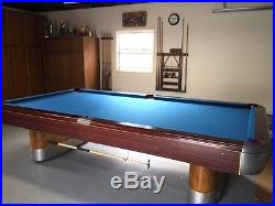 Vintage 1934 Pool Table with Accessories Anniversary Edition