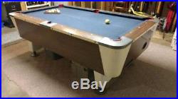 Vintage 1960's VALLEY Slate Bed Bar Box Pool Table Pocket Billiards