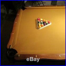 Vintage 1969 Orleans by Brunswick Pool Table 48 X 93