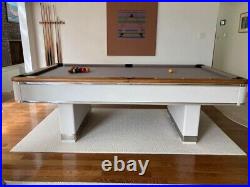 Vintage 60s Pool Table Mid Century 8ft Victor with silent ball return MCM