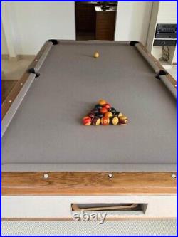 Vintage 60s Pool Table Mid Century 8ft Victor with silent ball return MCM