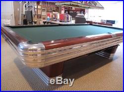 Vintage 9 ft. Brunswick Centennial Professional Model Pool Table (early '50's)