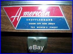 Vintage American Shuffleboard Pool Table New Jersey USA