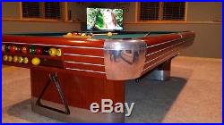 Vintage/Antique Brunswick Billiards Anniversary Pool Table Glossy Black