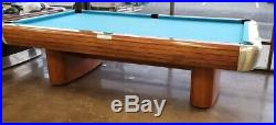 Vintage/Antique Brunswick Billiards Mid Century Modern 9' Anniversary Pool Table