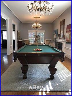 Vintage / Antique Pool Table The Brunswick-Balke-Collender Co Year around 1895