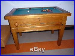 Vintage Billiardette Pool Table 1930s Coin Op