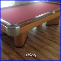 Vintage Brunswick 9' Commercial Pool Table