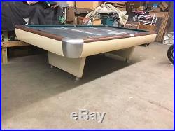 Vintage Brunswick Anniversay/Gold Crown Hybrid (SCHAAF) Pool Table Restored 9