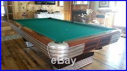 Vintage Brunswick Antique Centennial Pool Table