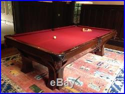Vintage Brunswick-Balke-Collender Billiard/Pool Table