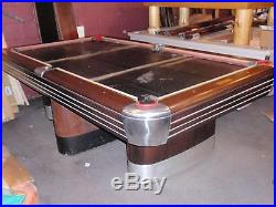 Vintage Brunswick Billiards 9 ft Anniversary Pool Table
