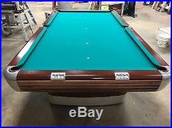 Vintage Brunswick Billiards 9 ft Anniversary Pool Table