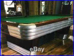Vintage Brunswick Billiards Mid Century Modern Centennial Pool Table 8