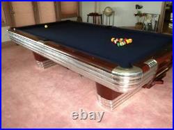 Vintage Brunswick Centennial Model Pool Table 9' Rosewood