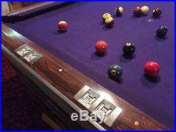Vintage Brunswick Championship Pool Table