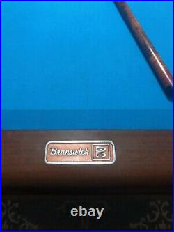 Vintage Brunswick pool table billiards plus extras made USA local p/u mauldin sc