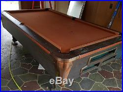 Vintage Pool Table For Sale Copper Details Are Exquisit