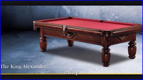 Vintage The King Alexander Pool Table + luxury table top