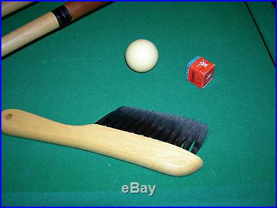 Vintage Wooden Table Top Billiards Mini Pool Table and Accessories