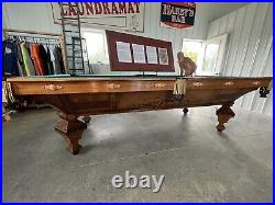 Vintage brunswick custom pool table