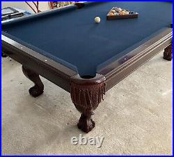 Vintage brunswick pool table 8