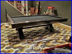 Vox Steel 8ft. Pool Table by Plank and Hide Co