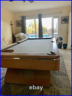 Waterfall Pool Table by Olhausen 8' Natural on Hard Rock Maple
