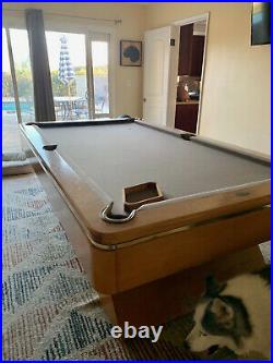 Waterfall Pool Table by Olhausen 8' Natural on Hard Rock Maple