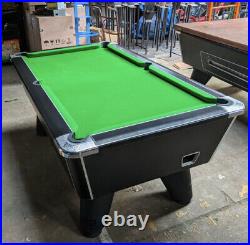 Winner Supreme Pub Pool Table 6x4 Coin Opp Or Free Play Green Nylon Speed Cloth