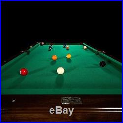 Wood Billiard Pool Table Ball And Claw Game Room Balls Cues Classic Set 7.5 Ft