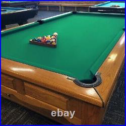 Worsted Blend Billiard Cloth Pool Table Felt Fast Speed for 7' 8' 9' Pool Tab