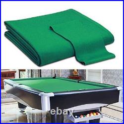 Worsted Blend Billiard Cloth Pool Table Felt Fast Speed for for 7' Table Green