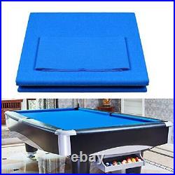 Worsted Blend Billiard Cloth Pool Table Felt Fast Speed for for 8' Table Blue