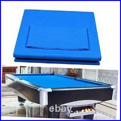 Worsted Blend Billiard Cloth Pool Table Felt Fast Speed for for 8' Table Blue